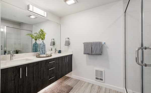 Owner's Suite Bathroom at 8569 Mary Ave NW in The Trondheim