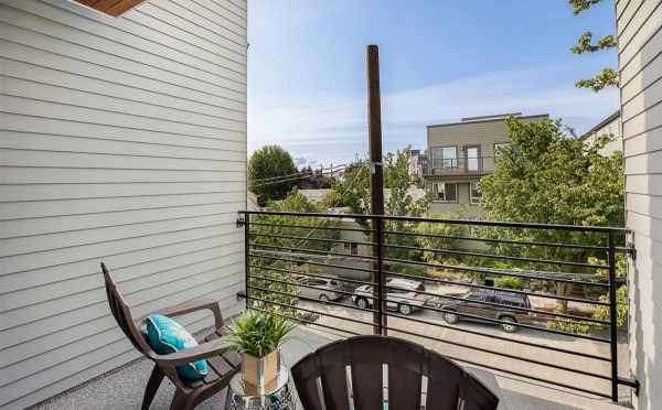 Deck off the Owner's Suite at 445 NE 73rd St