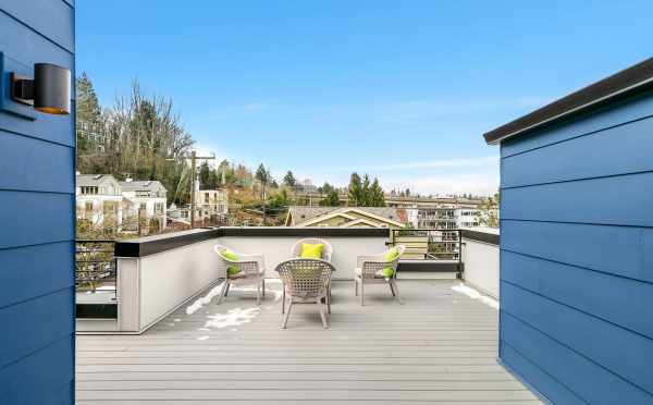 Roof Deck at 2430 Boyer Ave E, one of the Baymont Townhomes