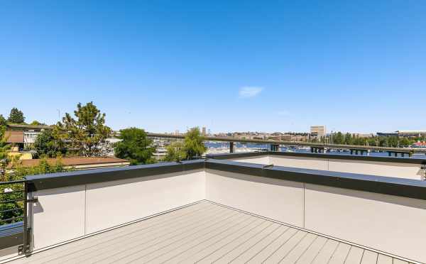 Views of the Bridge and Water from the Deck at 2508 Everett Ave E