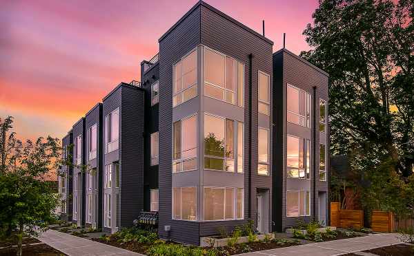North Side of the Kai Townhomes in Ballard