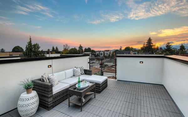 Roof Deck at 8509B 16th Ave NW, One of the Ryden Townhomes