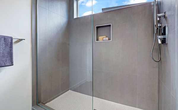 Shower in the Owner's Suite Bath at 4729D 32nd Ave S, One of the Sterling Townhomes