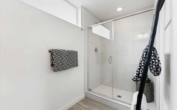 Shower in the Owner's Suite Bath at 820 NE 63rd St in Roosevelt