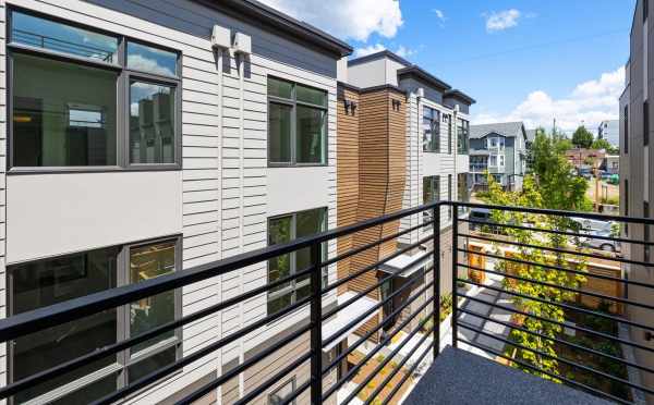 Balcony Off the Owner's Suite at 6313C 9th Ave NE