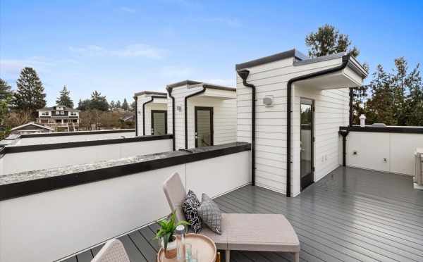 Rooftop Deck at 5610 NE 60th St, One of the Kendal Townhomes by Isola Homes