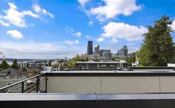 City Views from the Roof Deck of 1812 E Spruce St in the Cabochon Collection