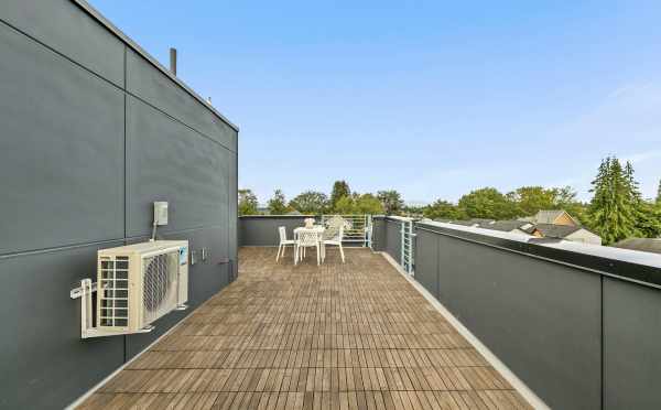 Roof Deck at 1641 22nd Ave, One of the Central 22 Townhomes