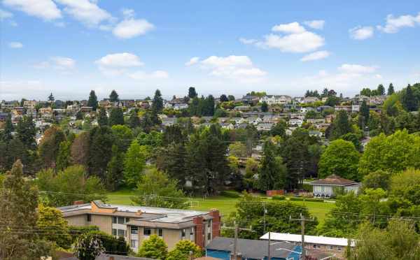 View from the Deck at 3015C 30th Ave W, One of the Lochlan Townhomes in Magnolia by Isola Homes