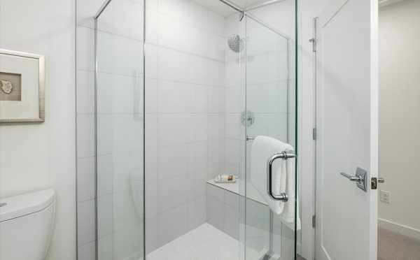 Shower in the Owner's Suite Bath at 806A N 46th St