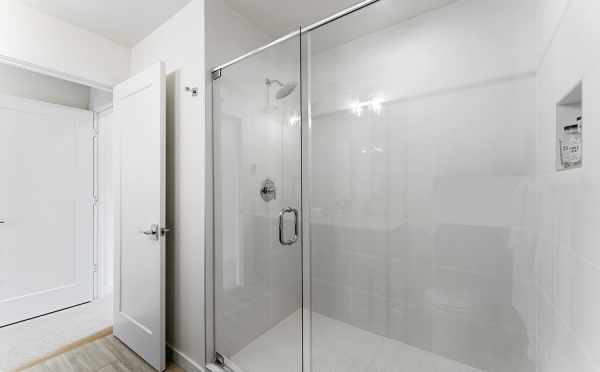 Shower in the Owner's Suite Bath at 6415 14th Ave NW