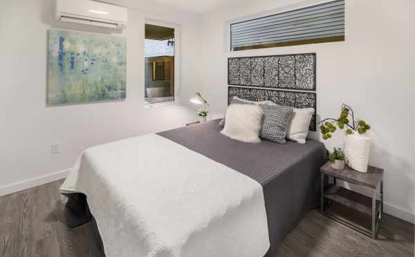Second Bedroom in One of the Units of Oncore Townhomes