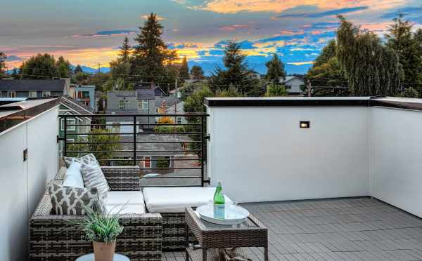 Mountain Views from the Roof Deck at 8509B 16th Ave NW