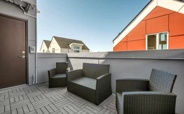 Deck Off the Third Floor at 8559 Mary Ave NW at The Trondheim