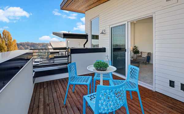 Deck off the Fourth Floor at 3062F SW Avalon Way