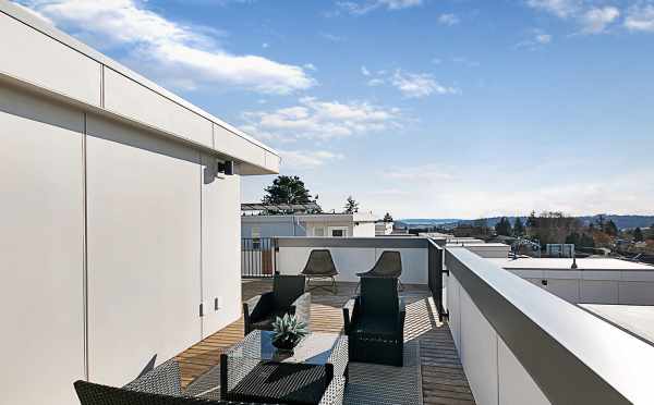 Rooftop Deck of 7528A 15th Ave NW, Townhome in Talta Ballard