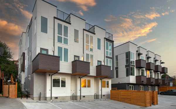 Parking Area at 8509B 16th Ave NW, One of the Ryden Townhomes in Crown Hill