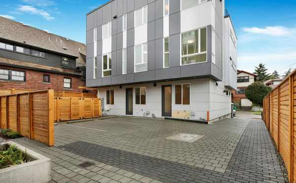 Rear Exterior of the Townhomes of Sunstone at Fremont