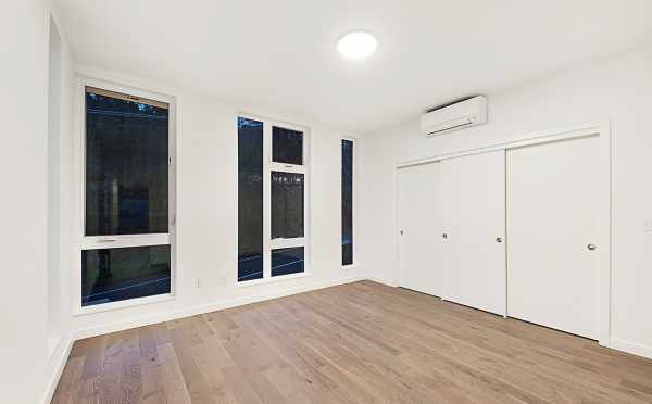 Third Floor Bedroom in the Second Twin II Townhome