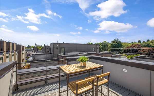 Roof Deck at 6317C 9th Ave NE, One of the Homes in Zenith Towns North by Isola Homes