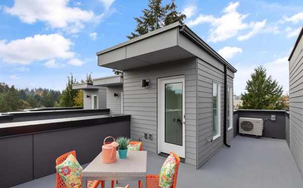 Rooftop Deck at 10843 11th Ave NE, One of the Lily Townhomes in Maple Leaf