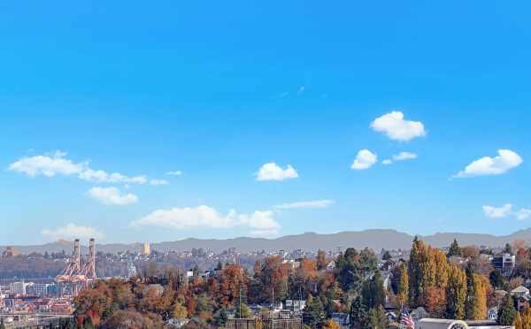 View from the Fourth-Floor Deck at 3062F SW Avalon Way