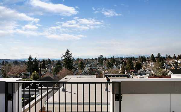 View from the Rooftop Deck of 7528A 15th Ave NW, Townhome in Talta Ballard