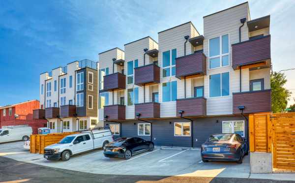 Parking Area at the Back of the Alina Townhomes