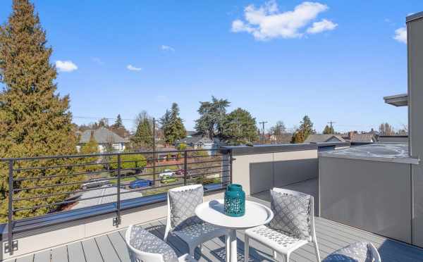 Rooftop Deck at 224 18th Ave in the Cabochon Collection by Isola Homes