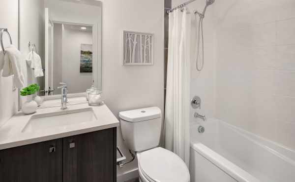 Second Bathroom in One of the Units of Oncore Townhomes