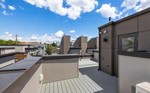 Rooftop Deck at 6313C 9th Ave NE at Zenith Towns West by Isola Homes