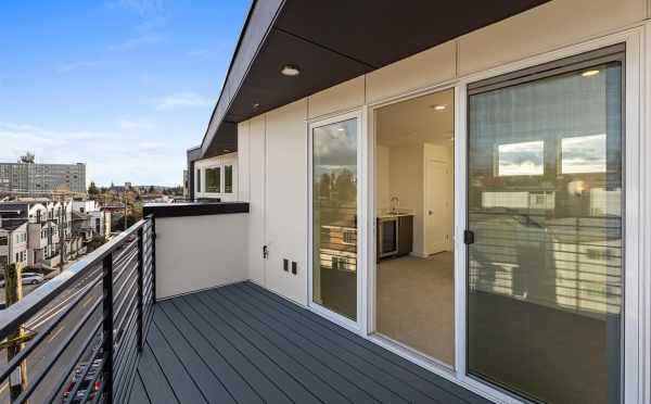 Fourth Floor Deck at 7213 5th Ave NE in Green Lake