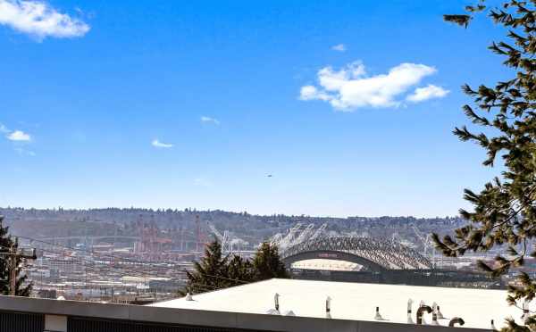 Views of the Stadium from the Rooftop Deck of 224 18th Ave