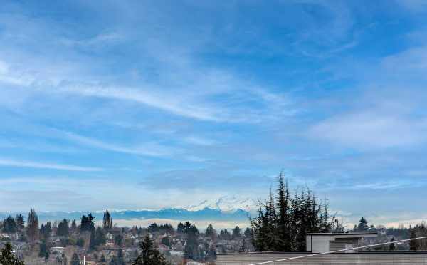 Mountain Views from the Roof Decks at 6 Central in Capitol Hill