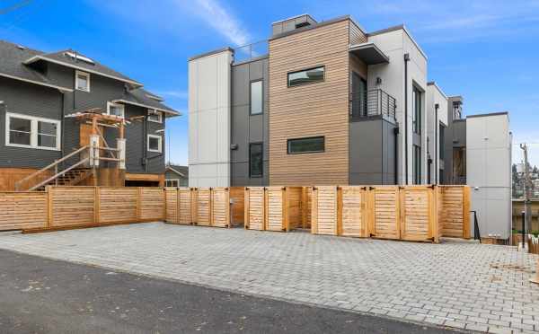 Parking Area at 3236 14th Ave W, the Harloe Townhomes by Isola Homes