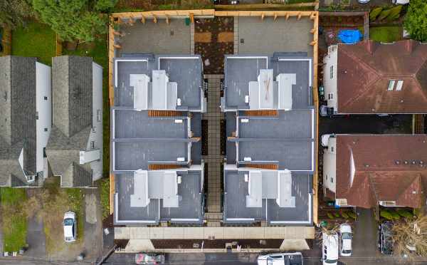 Overhead View of the Maya Townhomes