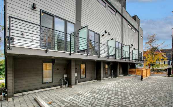 Parking Area and Back Decks at 6 Central in Capitol Hill