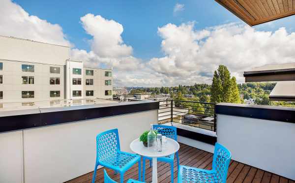 Deck off the SkyLoft at 3062E SW Avalon Way