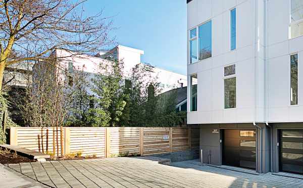 Exterior of the Private Garages for Both of the Twin I Townhomes