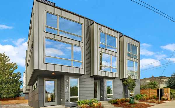 Exterior of Lifa West Townhomes in Ballard