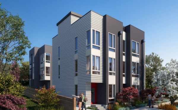 Rendering of the Sopris on 70th Townhomes, Coming Soon to Roosevelt