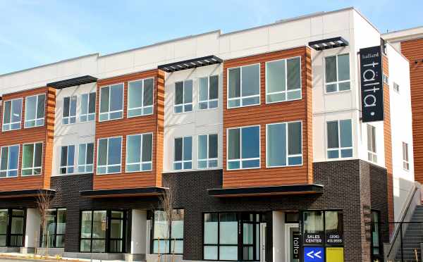 Exterior of Talta Townhomes in Ballard