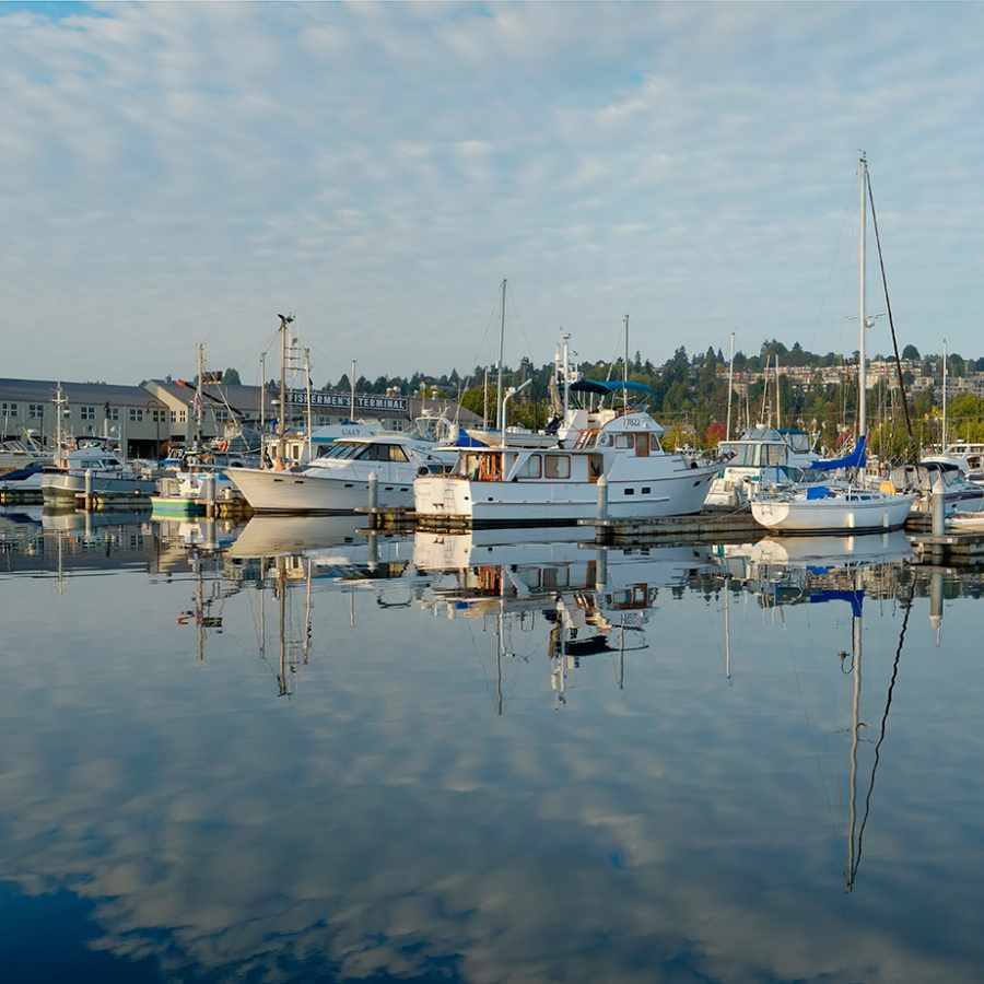 Fishermen's Terminal in North Queen Anne