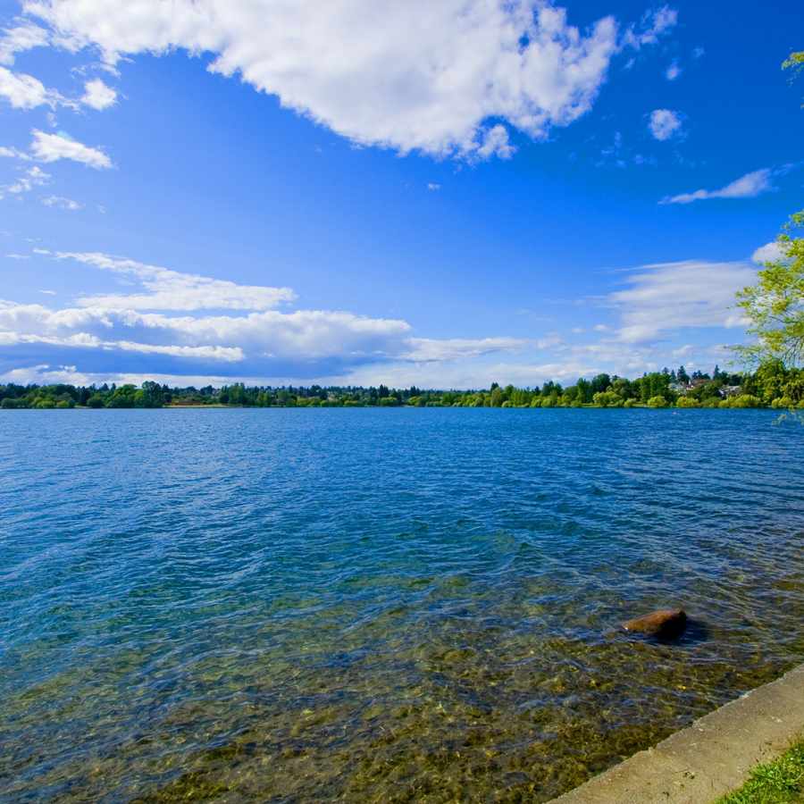 Green Lake in Seattle, Washington
