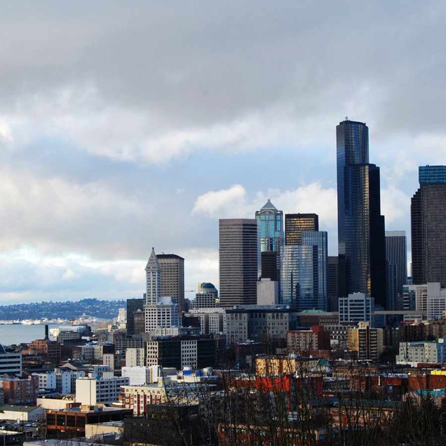 View of Downtown Seattle from Dr. Jose Rizal Park in Beacon Hill