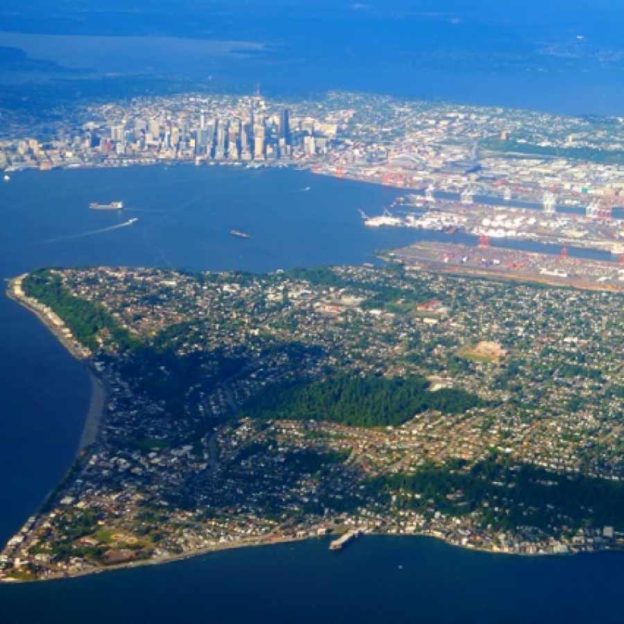 Aerial View of West Seattle